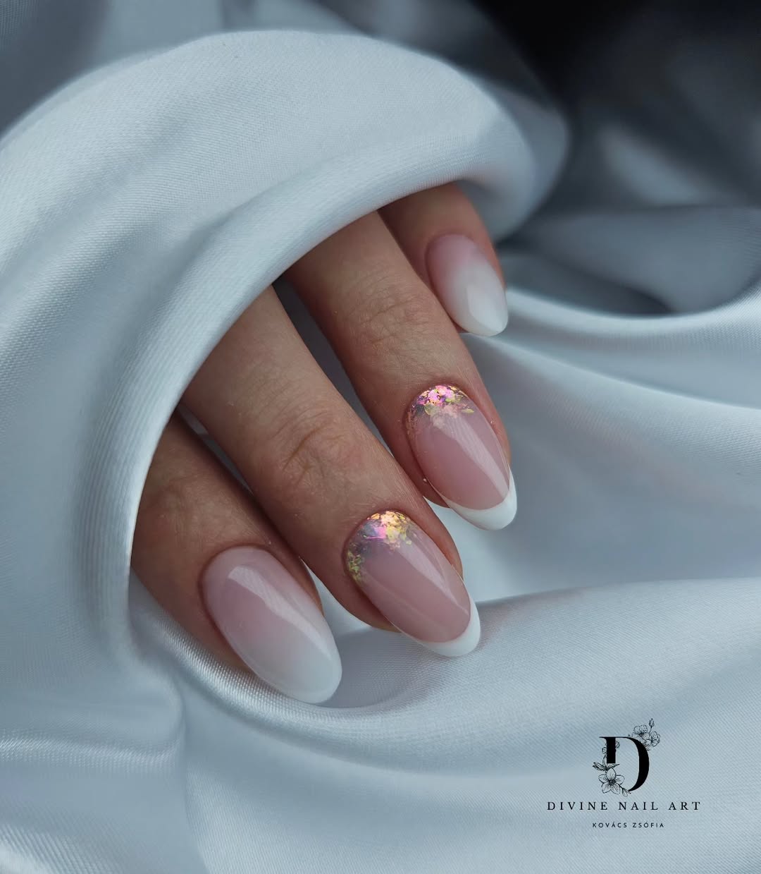 Glitter Ombre in Soft Pink