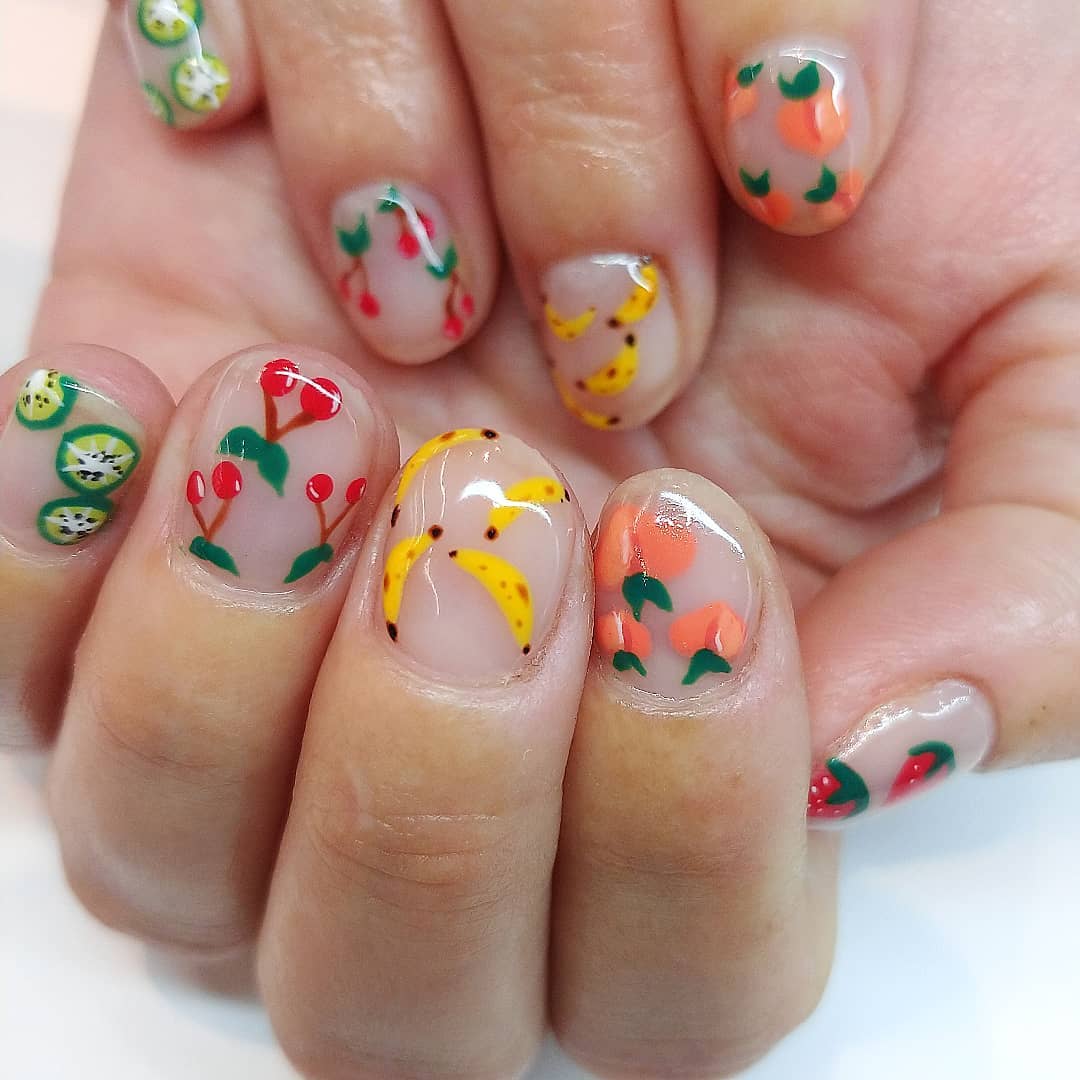 Mardi Gras Nail