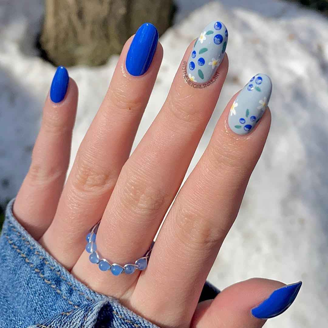 Blue Nails