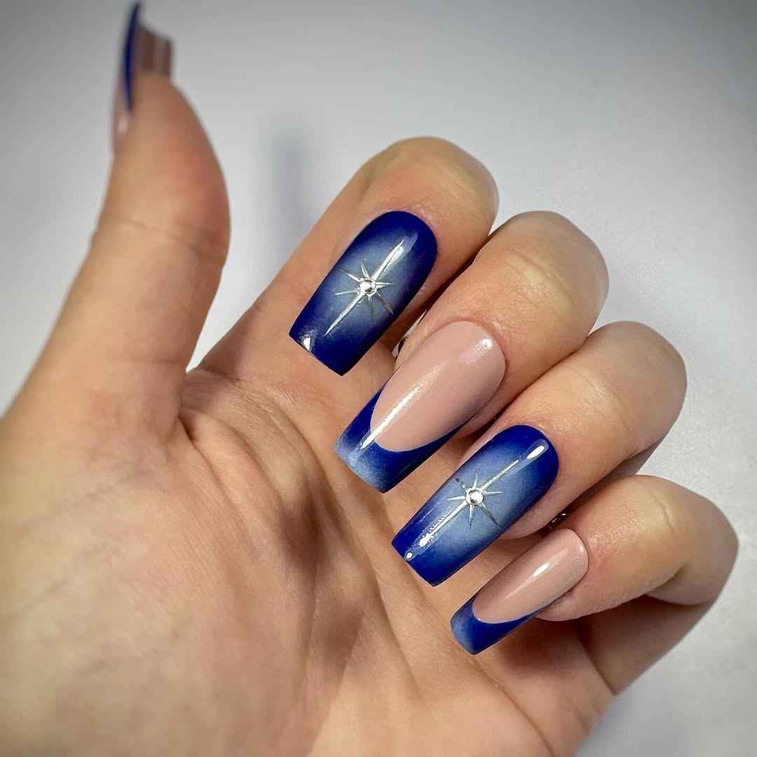 Blue Nails
