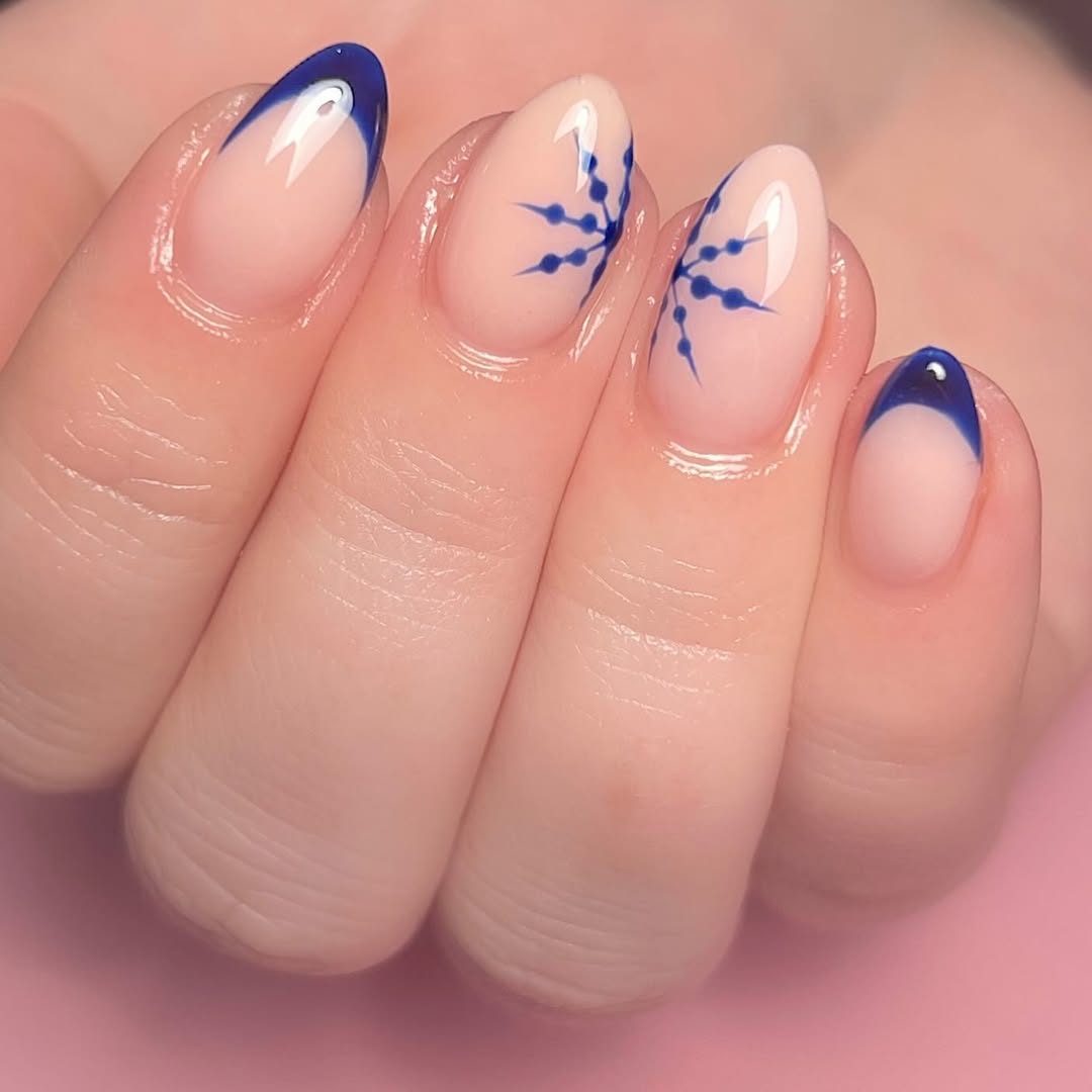 Blue Nails