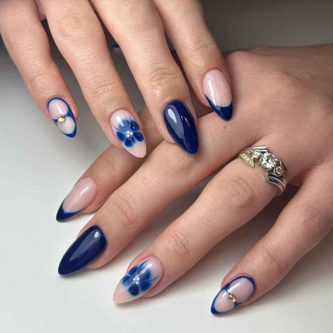 Blue Nails
