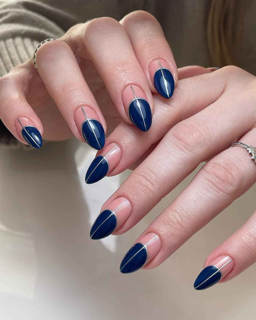 Blue Nails