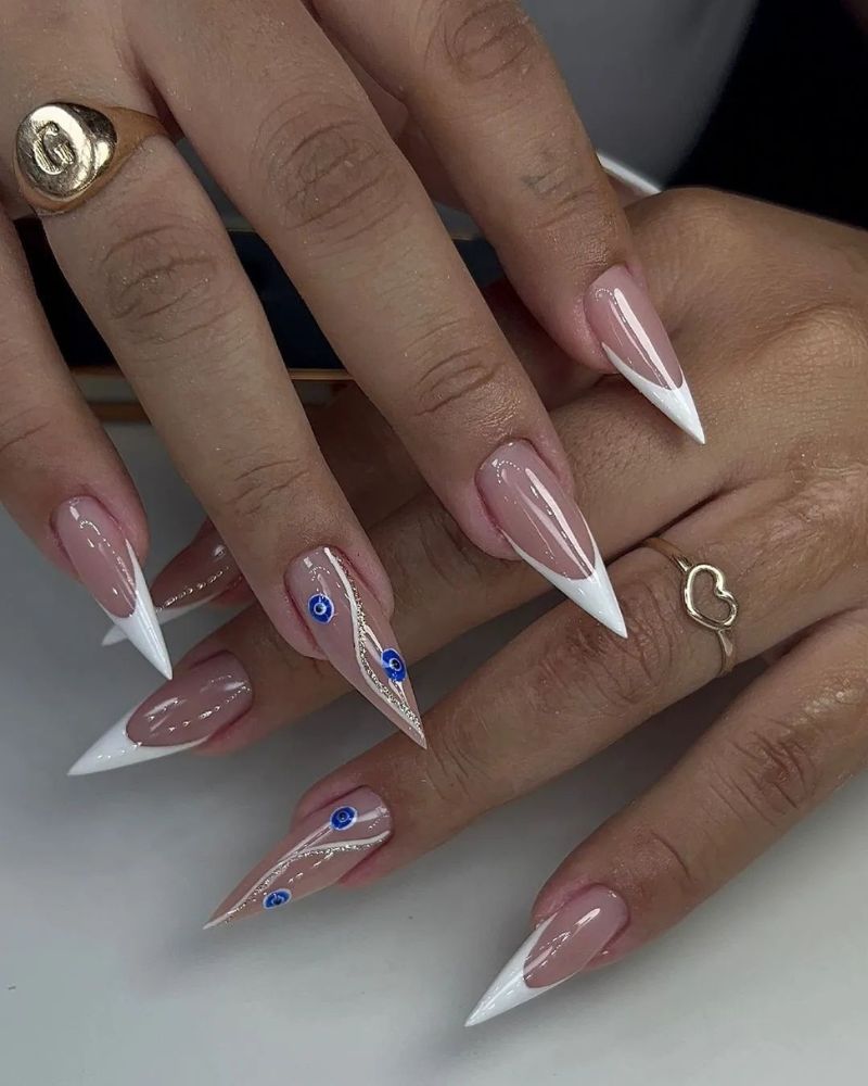 white-french-tip-nail-designs