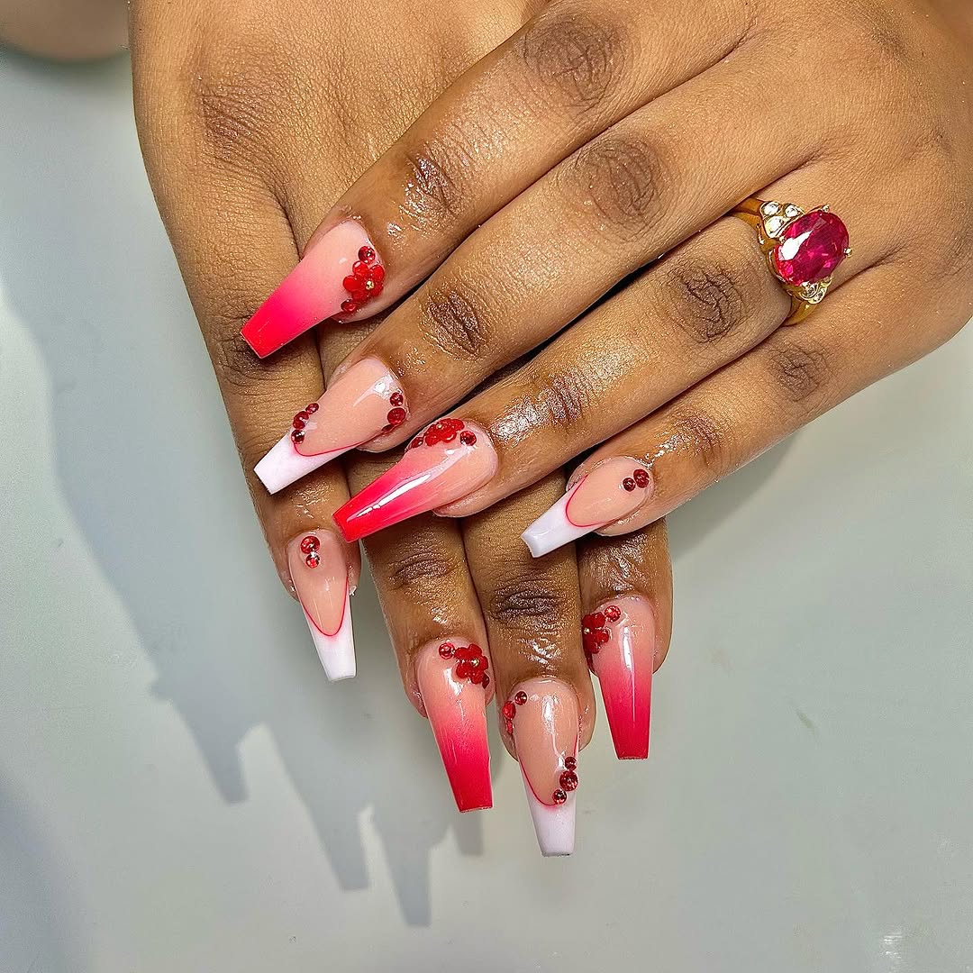 cherry nail inspo