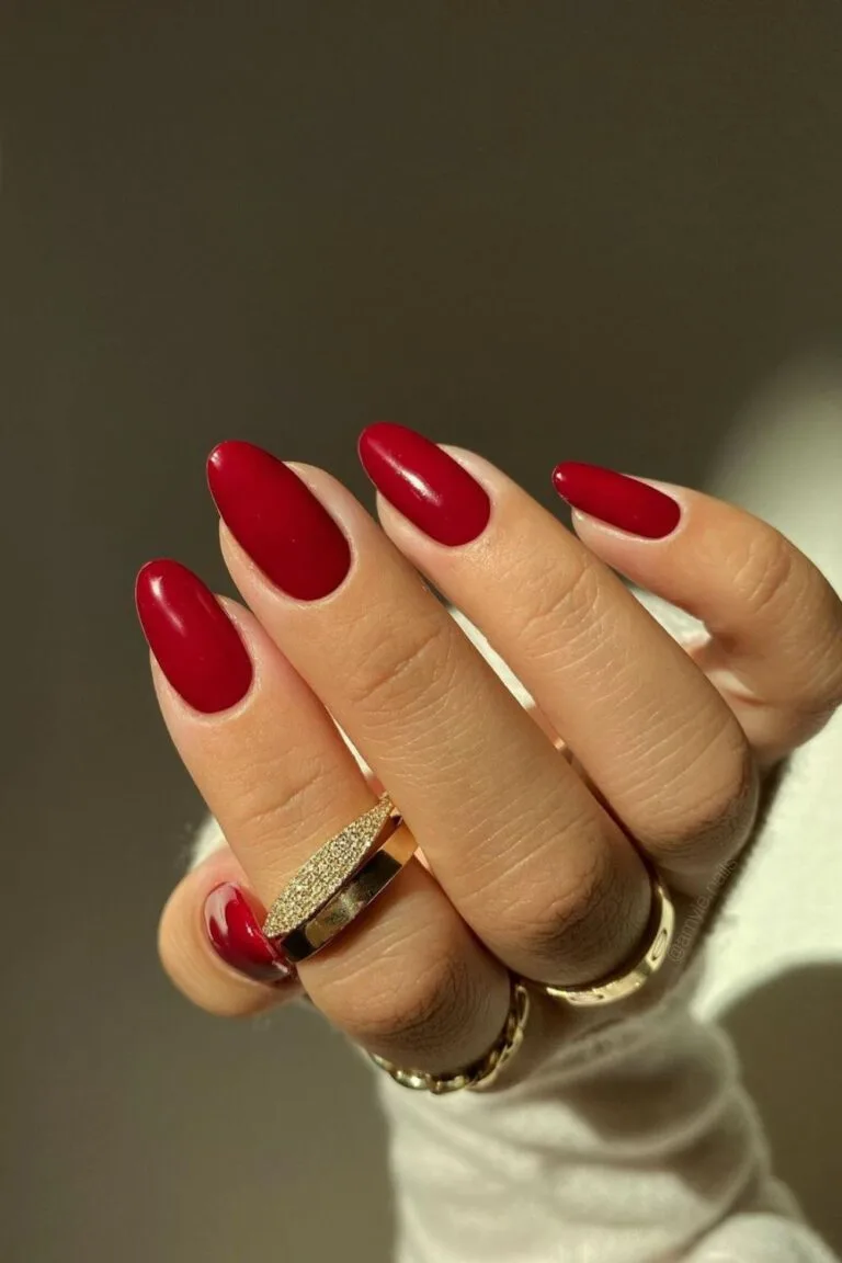 Classy-dusty-rose-nails