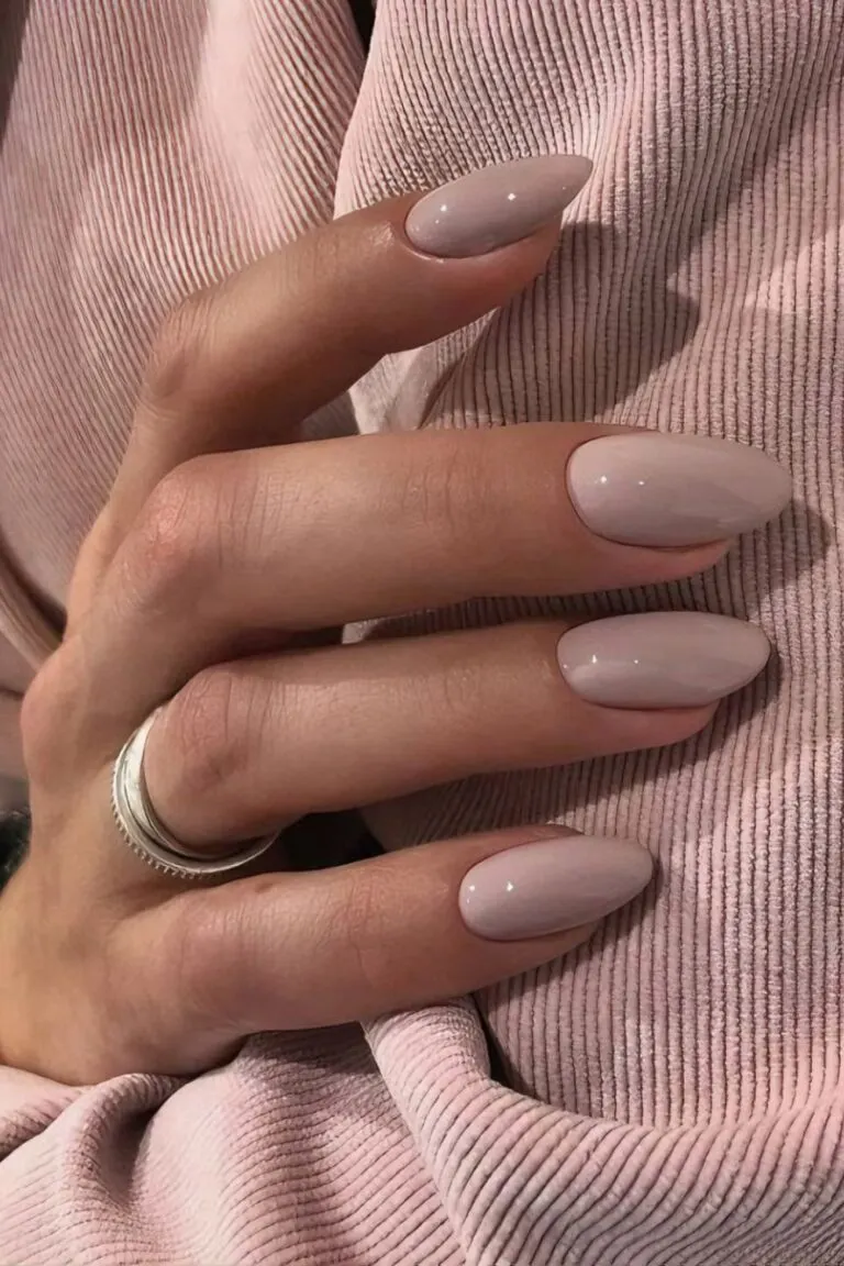 Classy-dusty-rose-nails