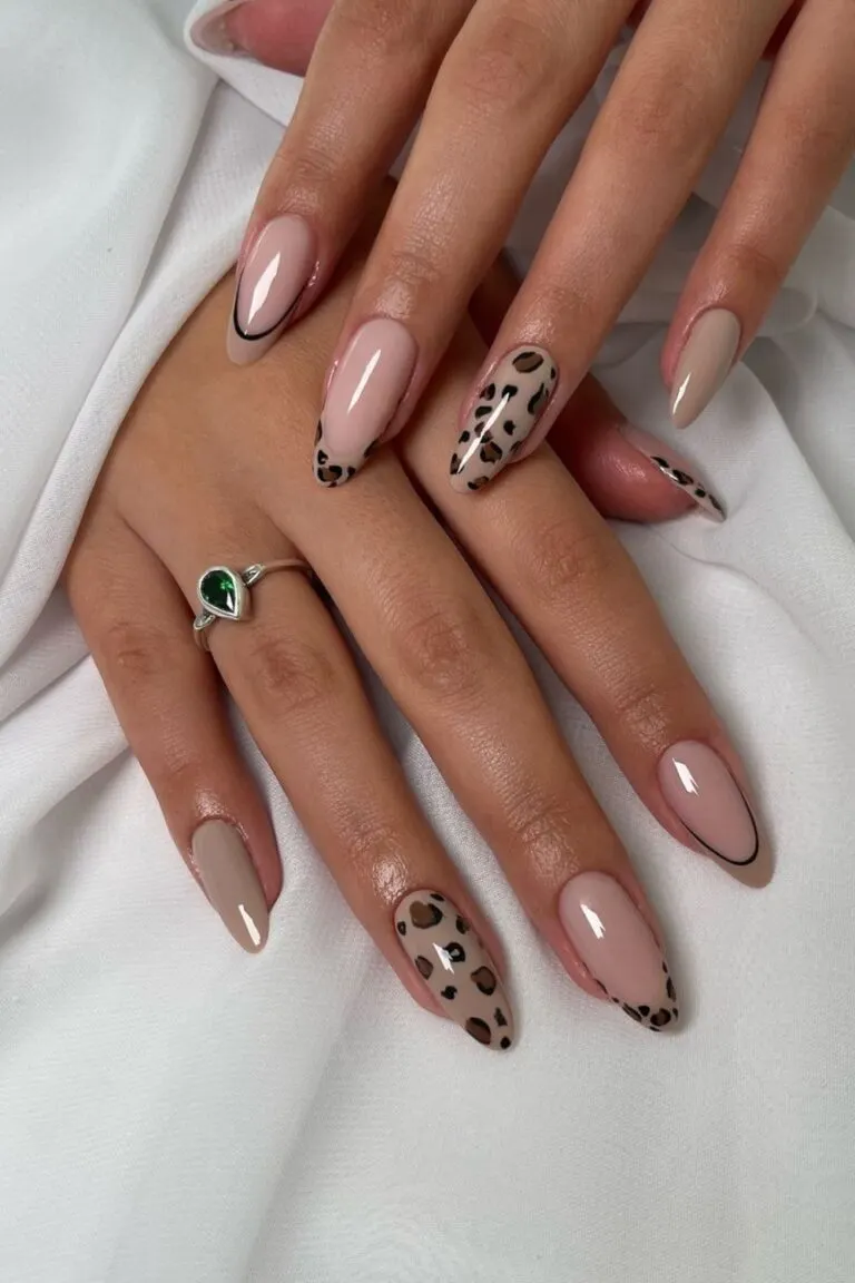 Leopard Nails