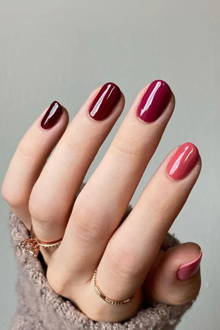 Rosy-skittle-nails