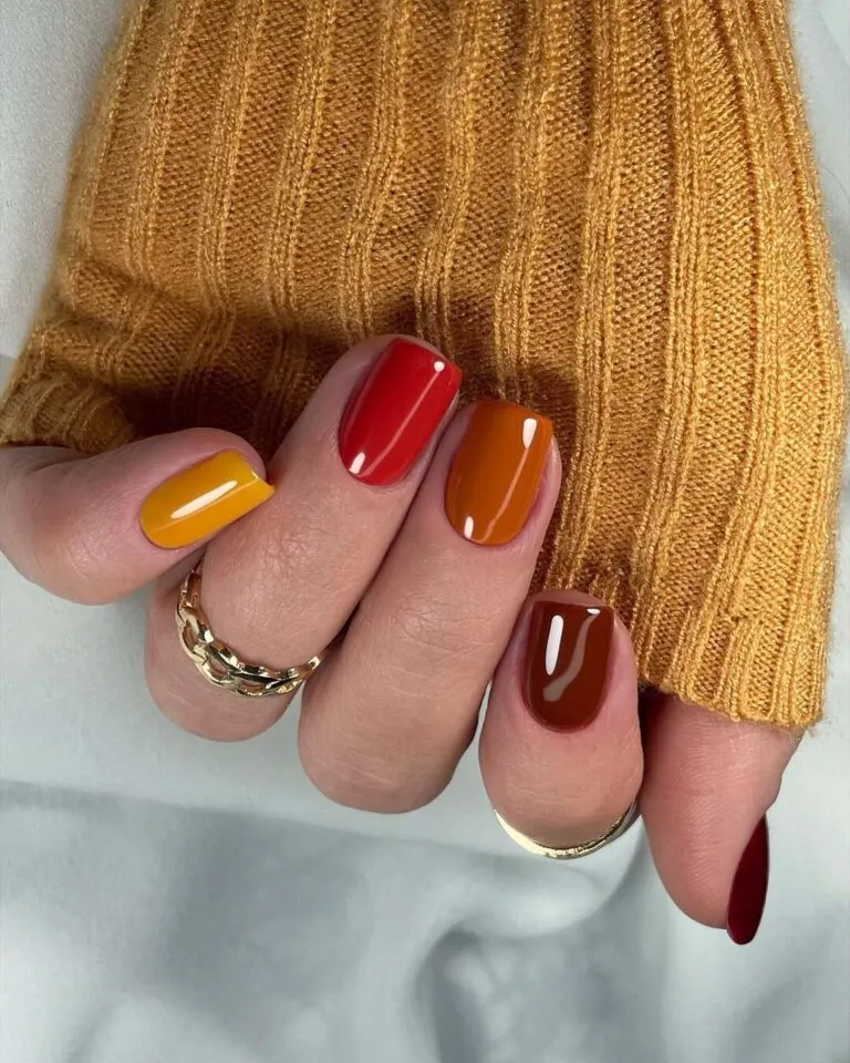 Thanksgiving-skittle-nails-